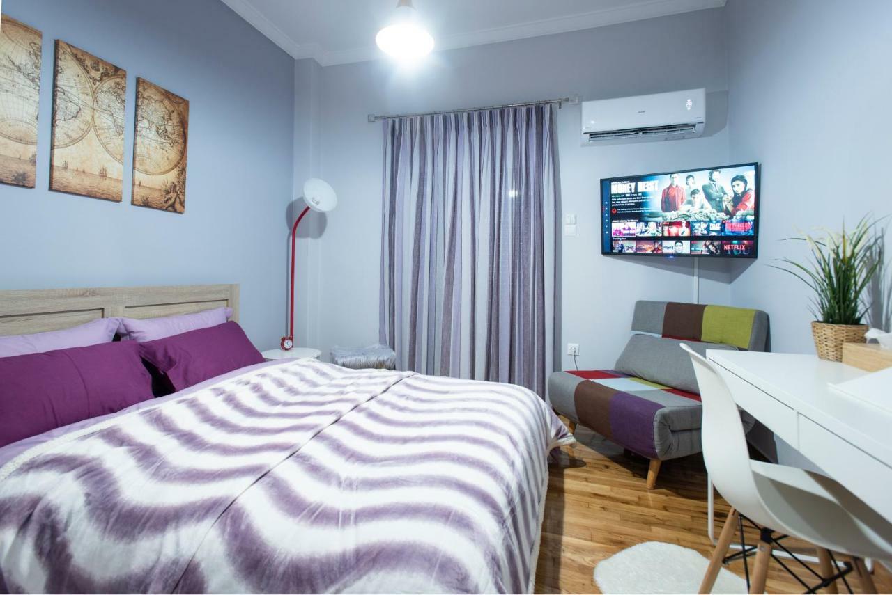 Cozy And Modern Studio Athén Kültér fotó